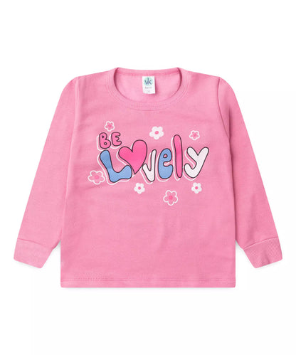 Conjunto de Inverno Infantil Feminino Florzinhas Pink