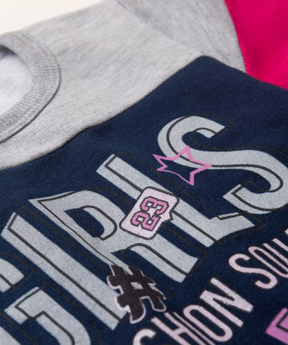 Conjunto de Inverno Infantil Feminino Girls Marinho
