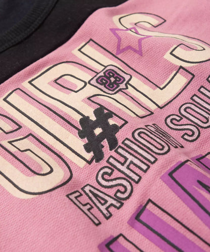 Conjunto de Inverno Infantil Feminino Girls Rosa