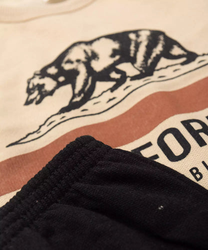 Conjunto de Inverno Infantil Masculino Califórnia Marrom