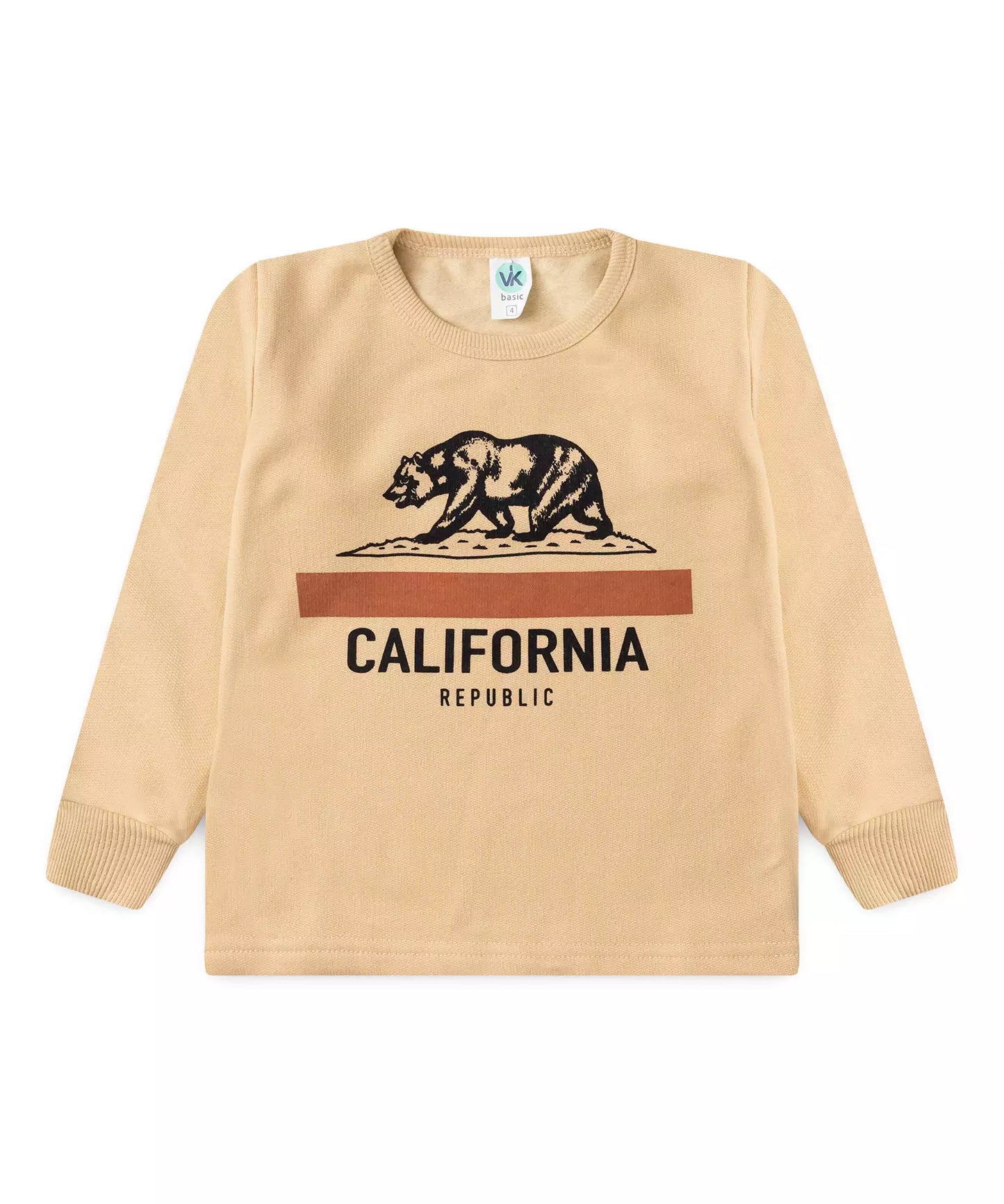 Conjunto de Inverno Infantil Masculino Califórnia Marrom
