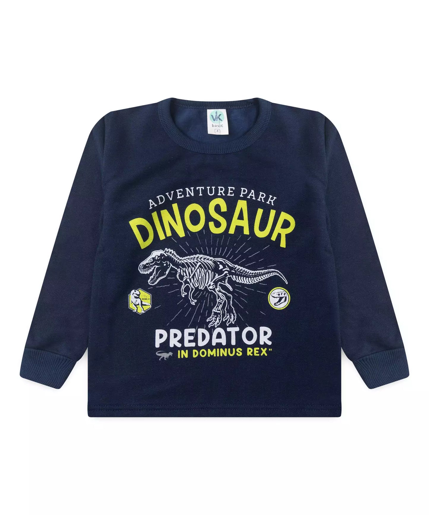 Conjunto de Inverno Infantil Masculino Dino Marinho