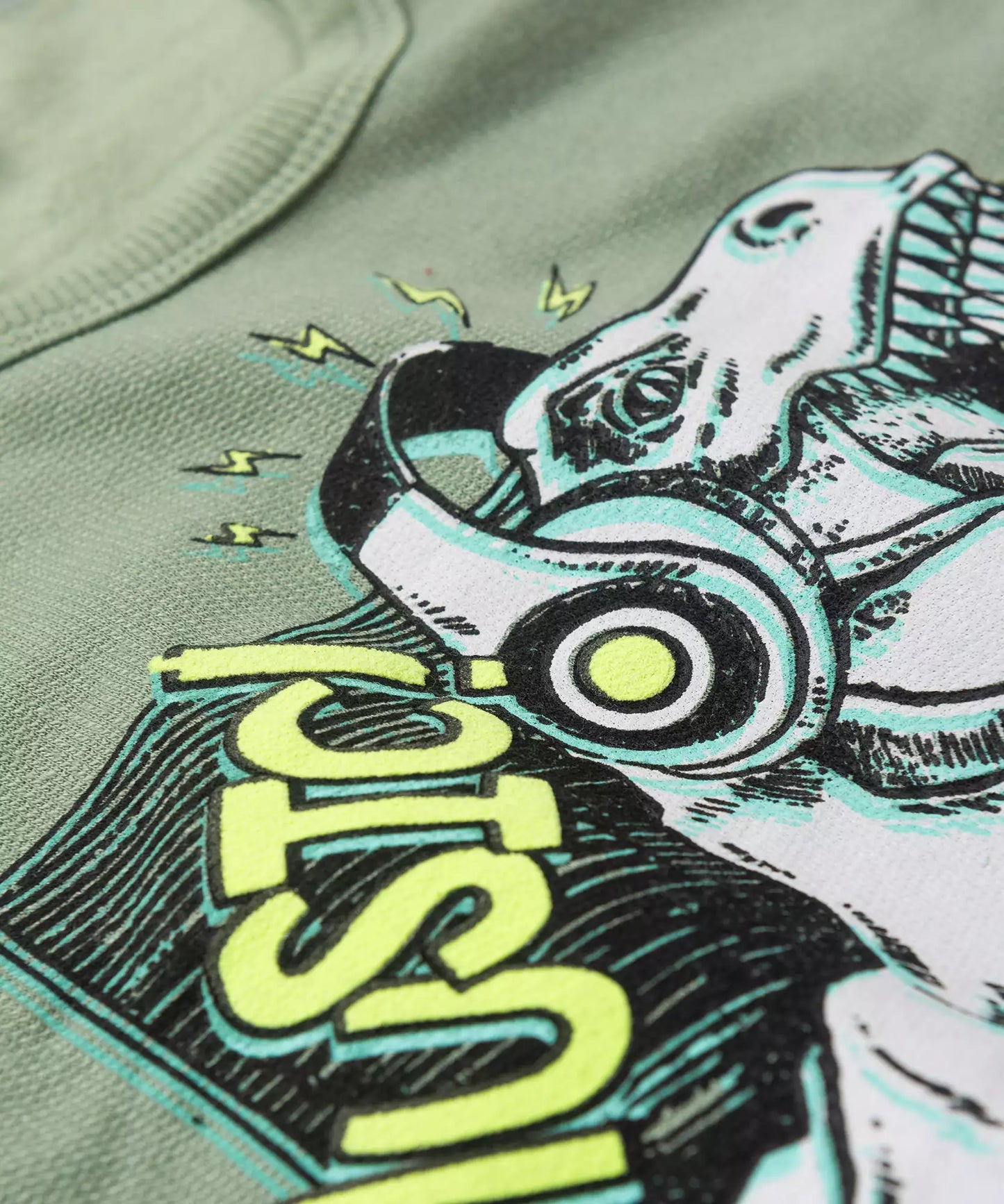 Conjunto de Inverno Infantil Masculino Dinossauro Verde