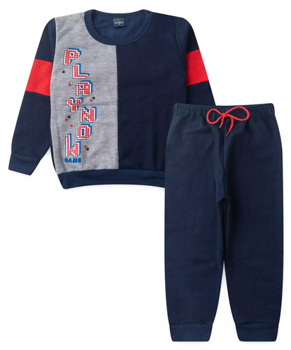 Conjunto de Inverno Infantil Masculino Play Marinho