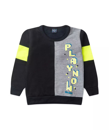 Conjunto de Inverno Infantil Masculino Play Preto