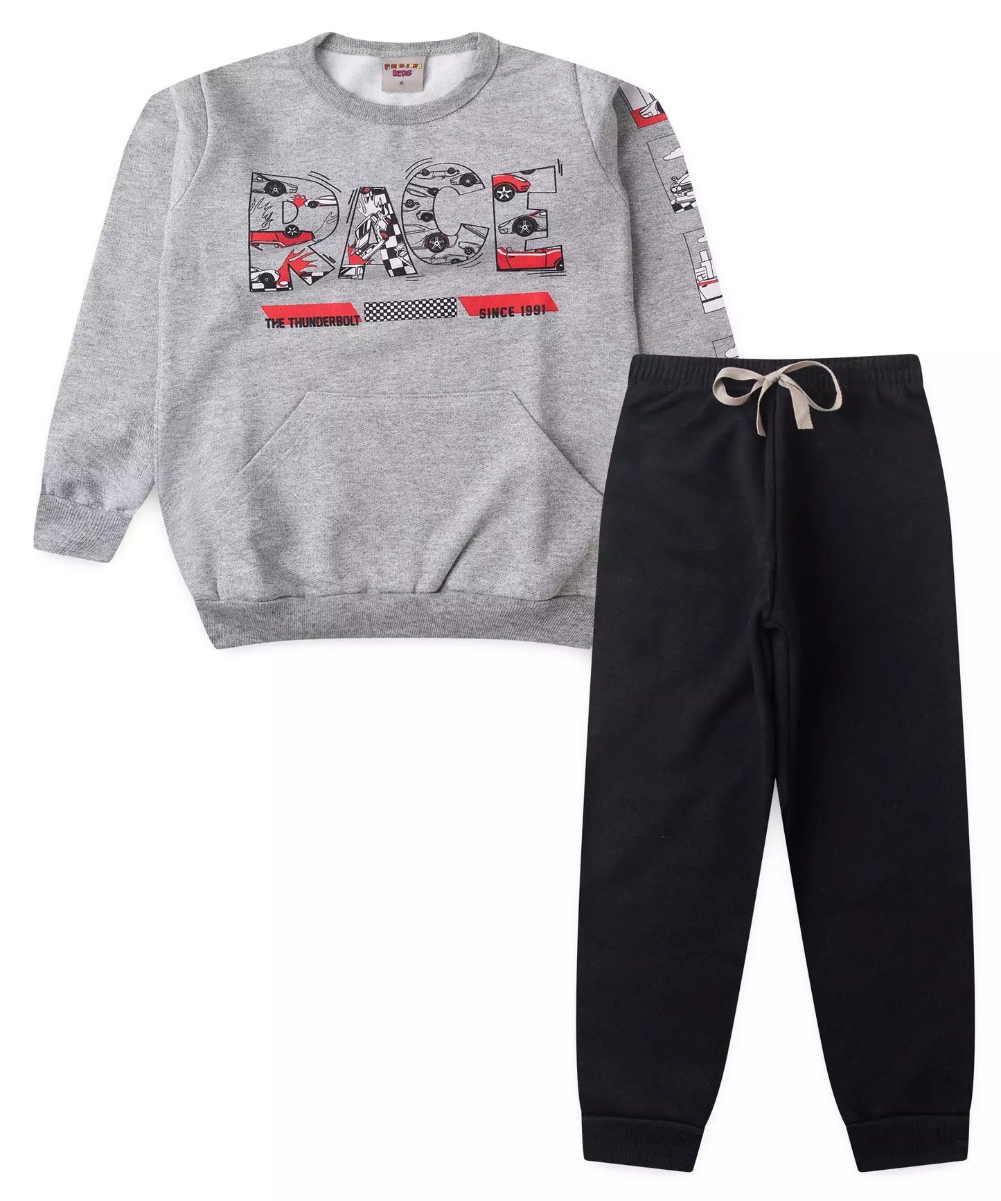 Conjunto de Inverno Infantil Masculino Race Mescla