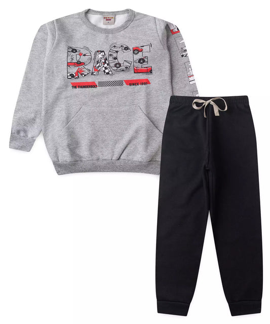 Conjunto de Inverno Infantil Masculino Race Mescla