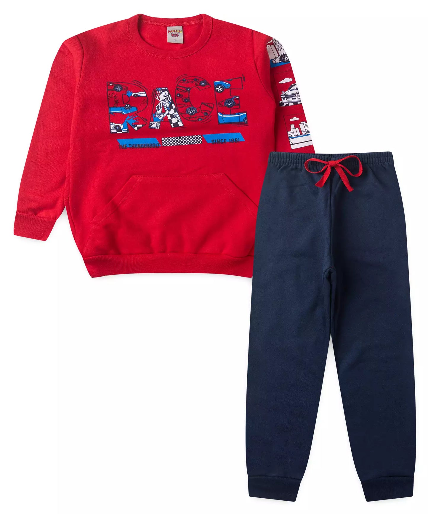 Conjunto de Inverno Infantil Masculino Race Vermelho