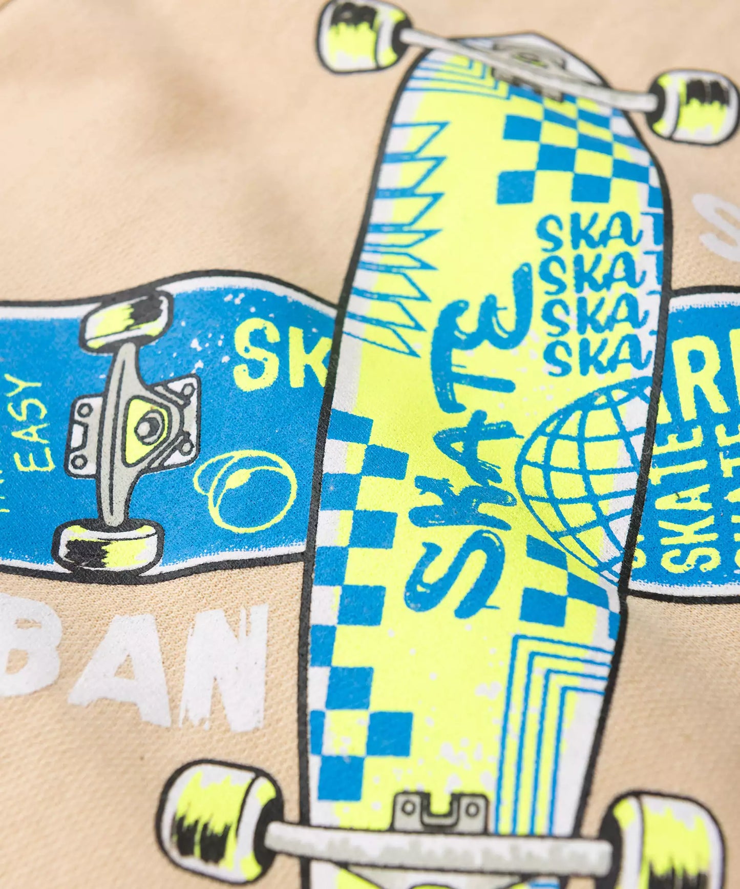 Conjunto de Inverno Infantil Masculino Skate Marrom