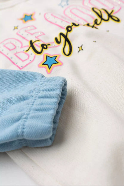 Conjunto de Inverno Infantil Menina Be Good Marfim