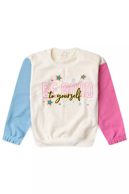 Conjunto de Inverno Infantil Menina Be Good Marfim