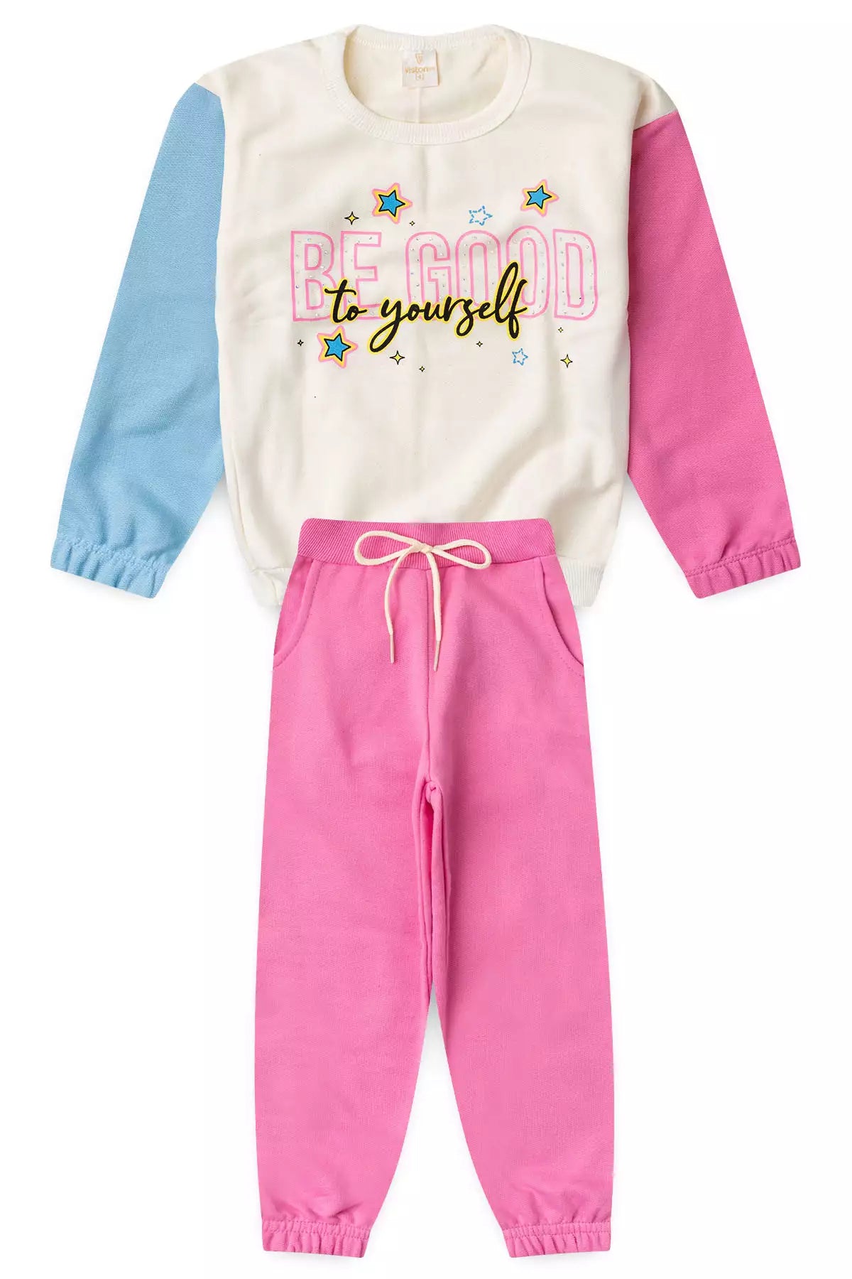 Conjunto de Inverno Infantil Menina Be Good Marfim