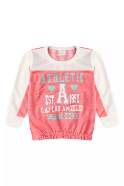 Conjunto de Inverno Infantil Menina Dream Team Marfim