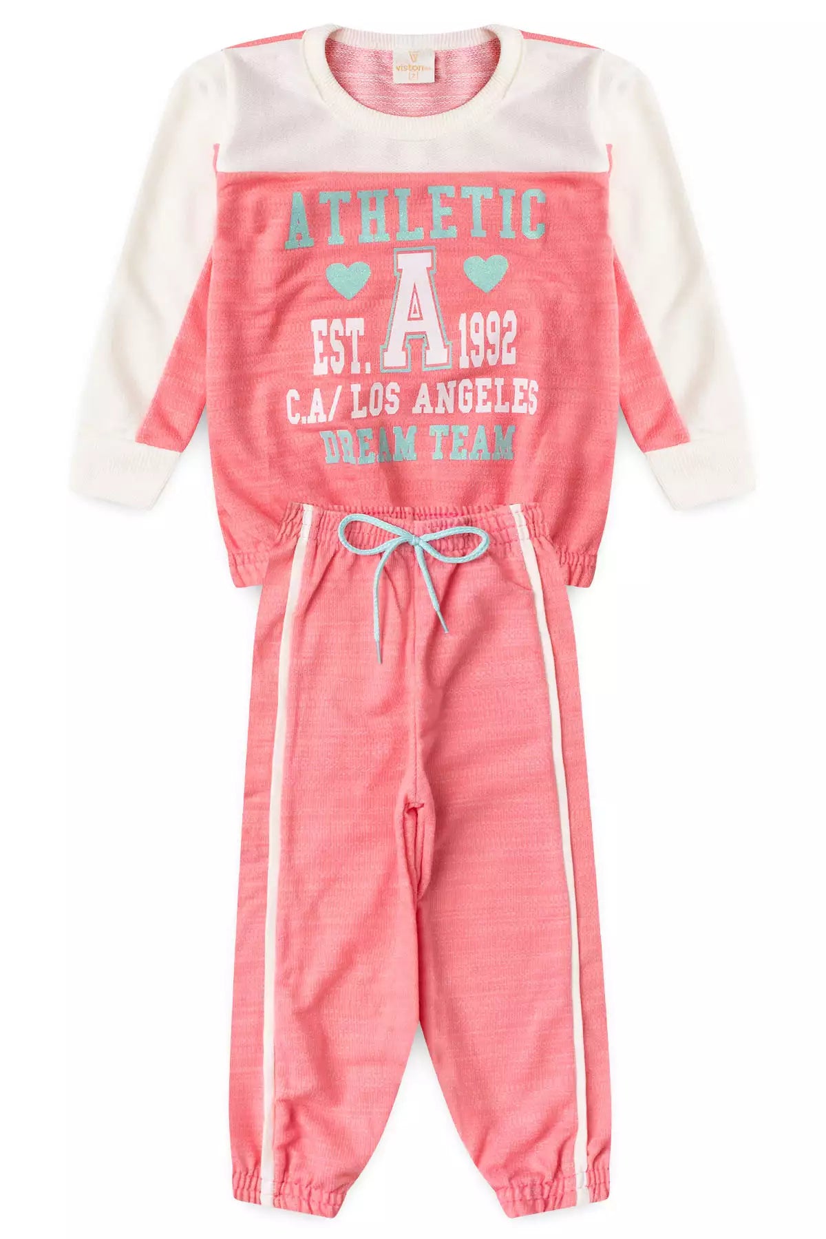 Conjunto de Inverno Infantil Menina Dream Team Marfim