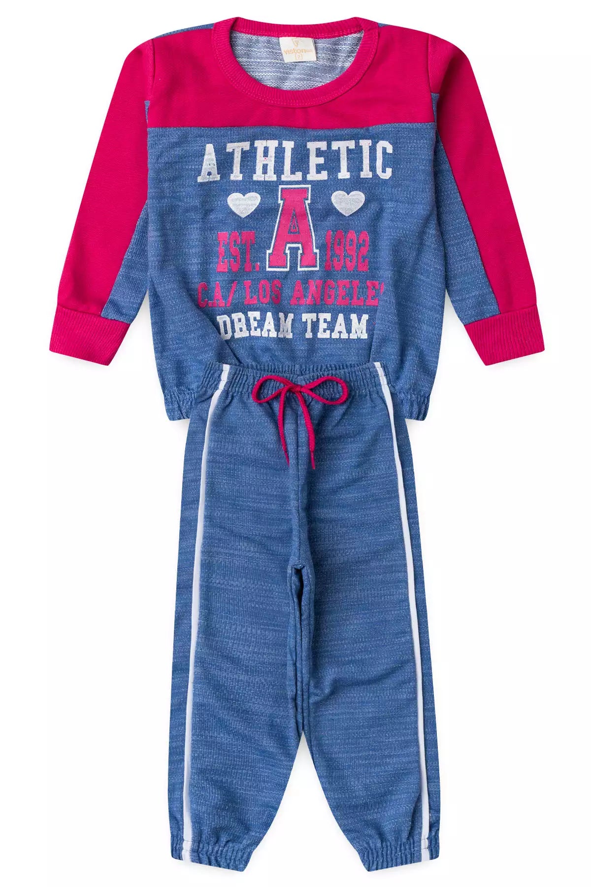 Conjunto de Inverno Infantil Menina Dream Team Pink
