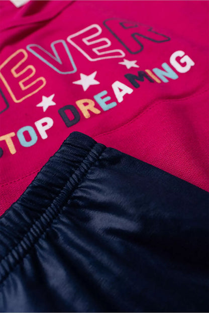 Conjunto de Inverno Infantil Menina Dreaming Pink