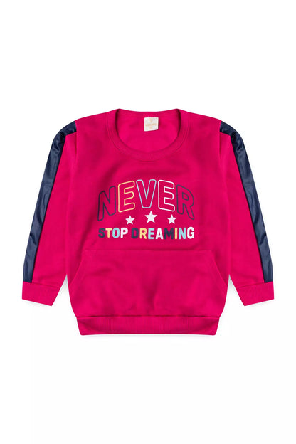 Conjunto de Inverno Infantil Menina Dreaming Pink