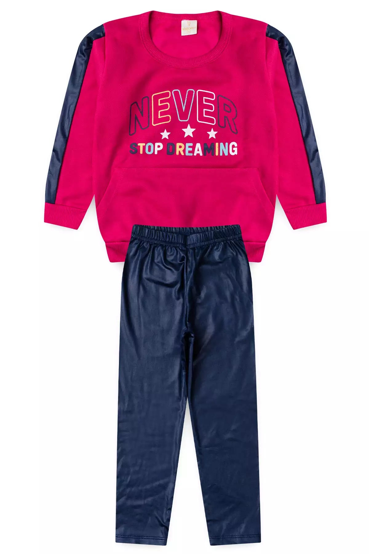 Conjunto de Inverno Infantil Menina Dreaming Pink