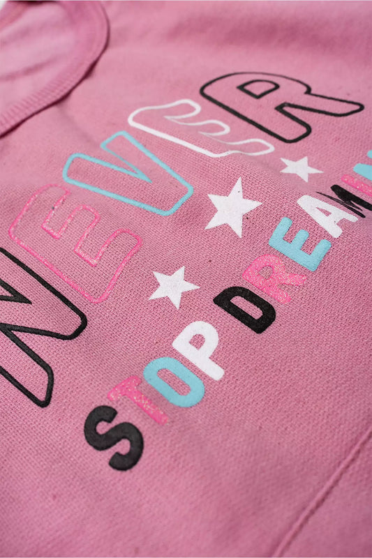Conjunto de Inverno Infantil Menina Dreaming Rosa