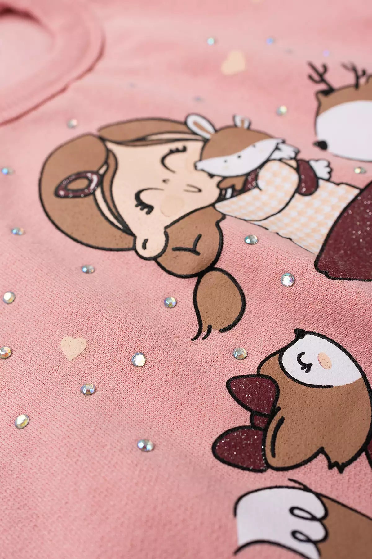 Conjunto de Inverno Infantil Menina Encanto Rosa