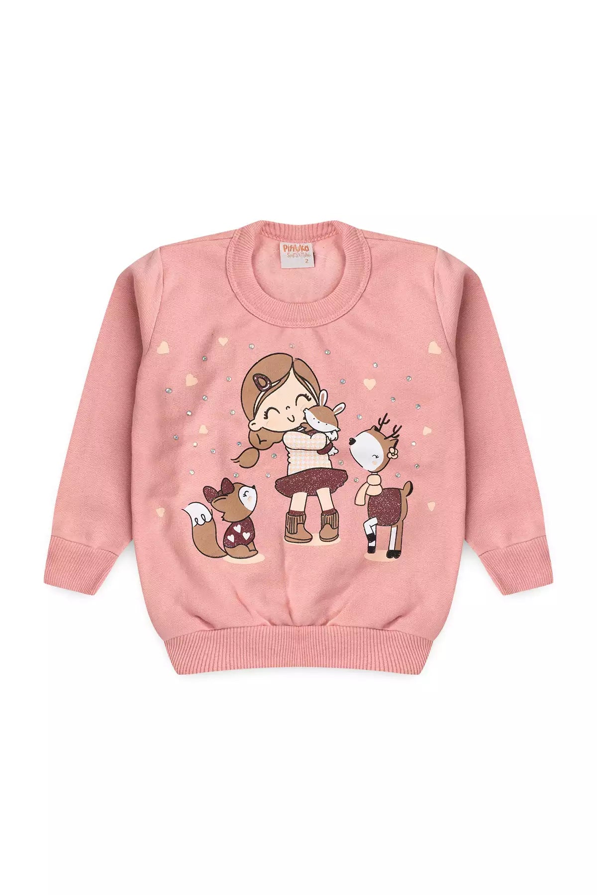 Conjunto de Inverno Infantil Menina Encanto Rosa