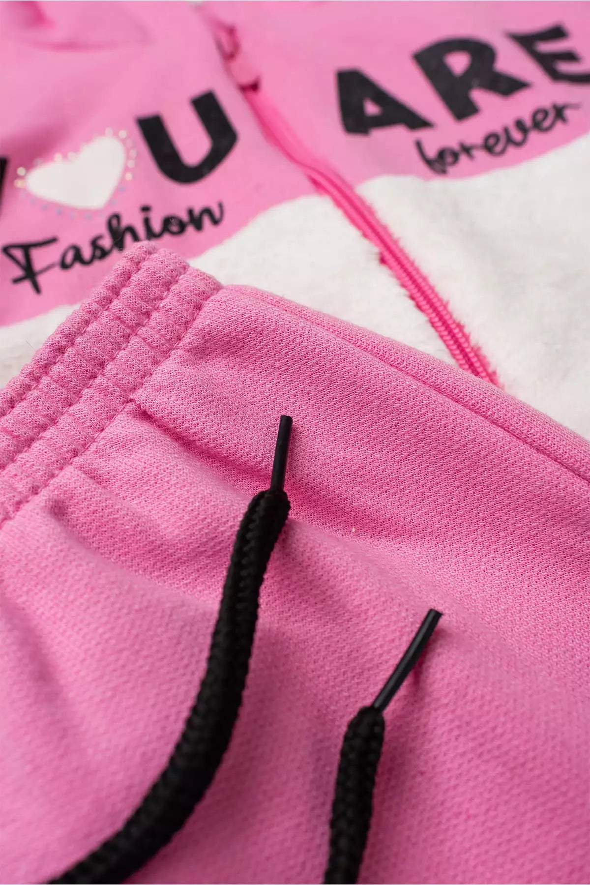 Conjunto de Inverno Infantil Menina Fashion Forever Rosa