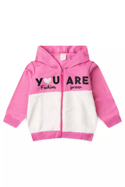 Conjunto de Inverno Infantil Menina Fashion Forever Rosa