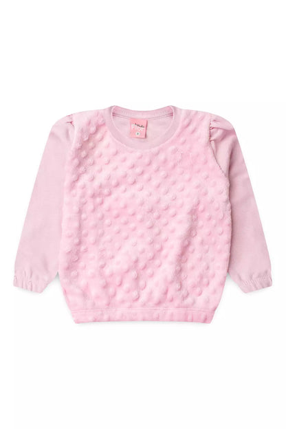 Conjunto de Inverno Infantil Menina Gatinho Glow Rosa