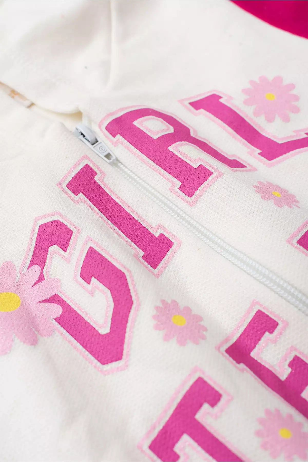 Conjunto de Inverno Infantil Menina Girl Team Marfim
