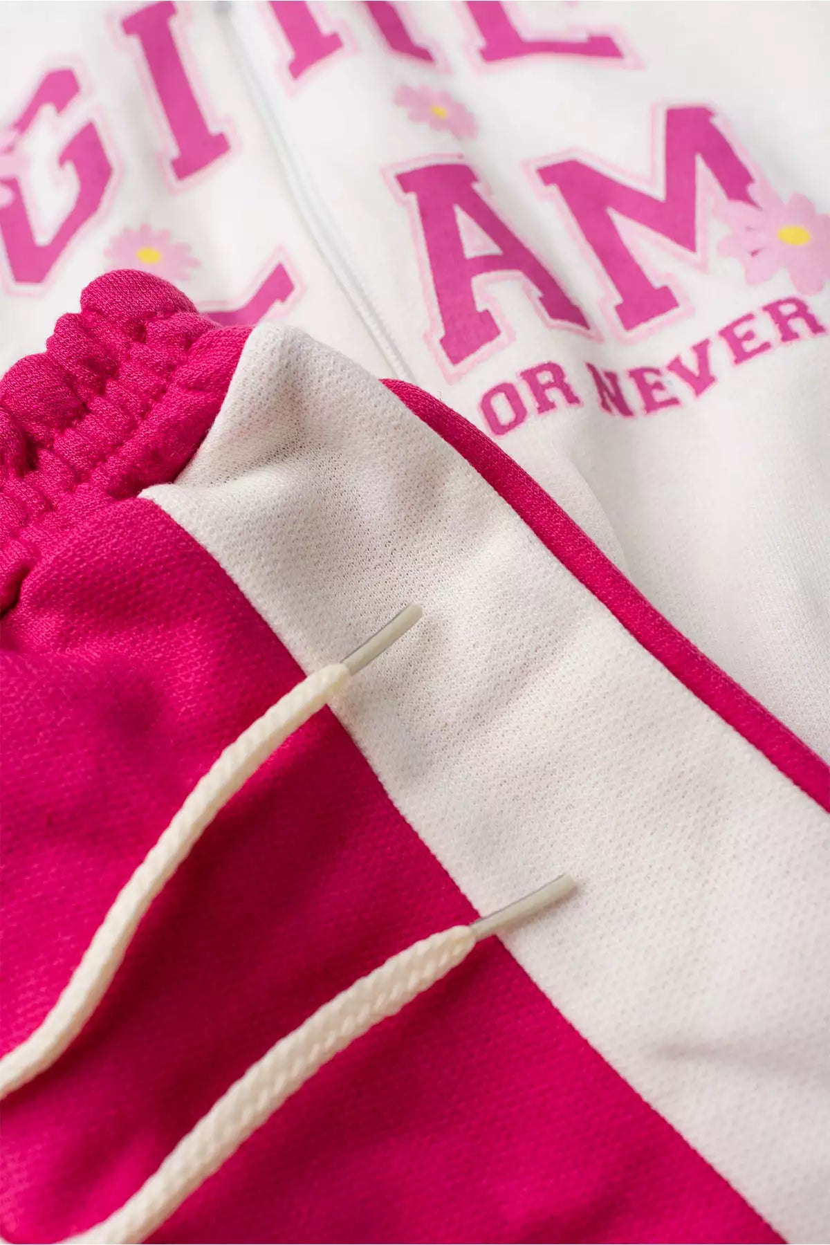 Conjunto de Inverno Infantil Menina Girl Team Marfim