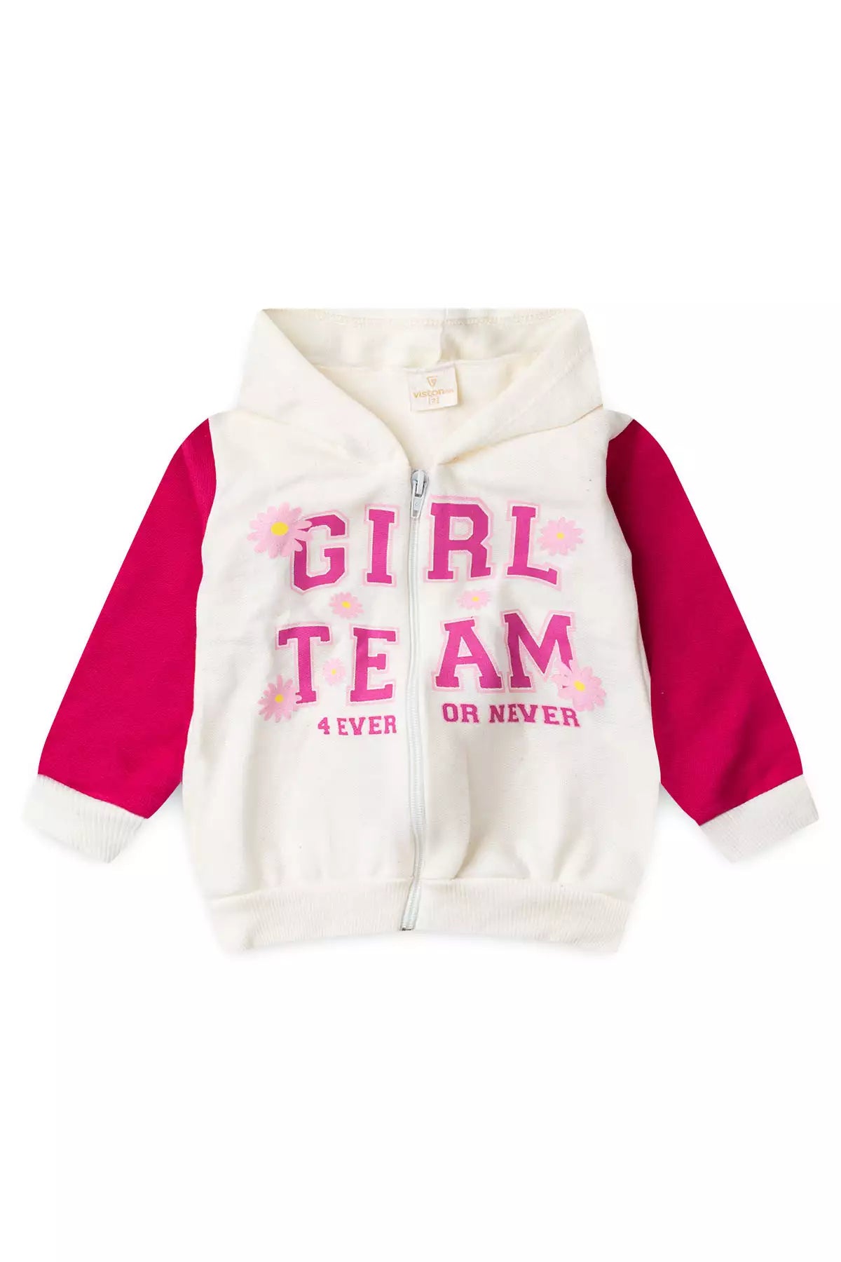Conjunto de Inverno Infantil Menina Girl Team Marfim