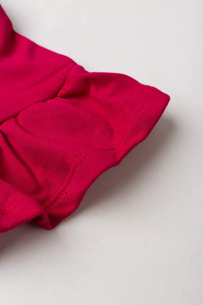 Conjunto de Inverno Infantil Menina Raposa Fashion Pink
