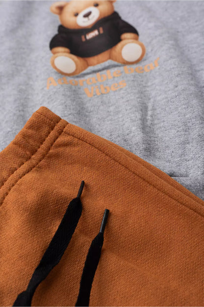 Conjunto de Inverno Infantil Menino Adorable Vibes Mescla