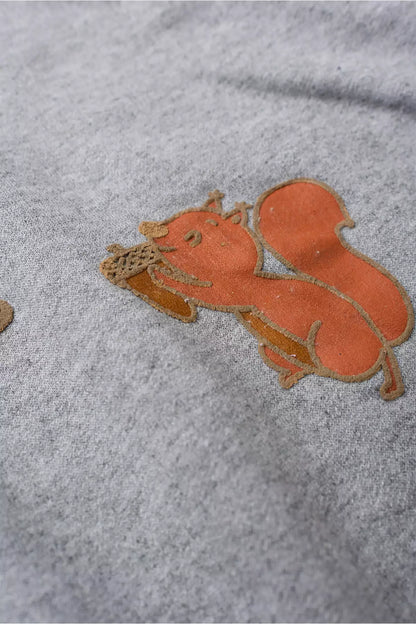 Conjunto de Inverno Infantil Menino Amigos da Floresta Mescla