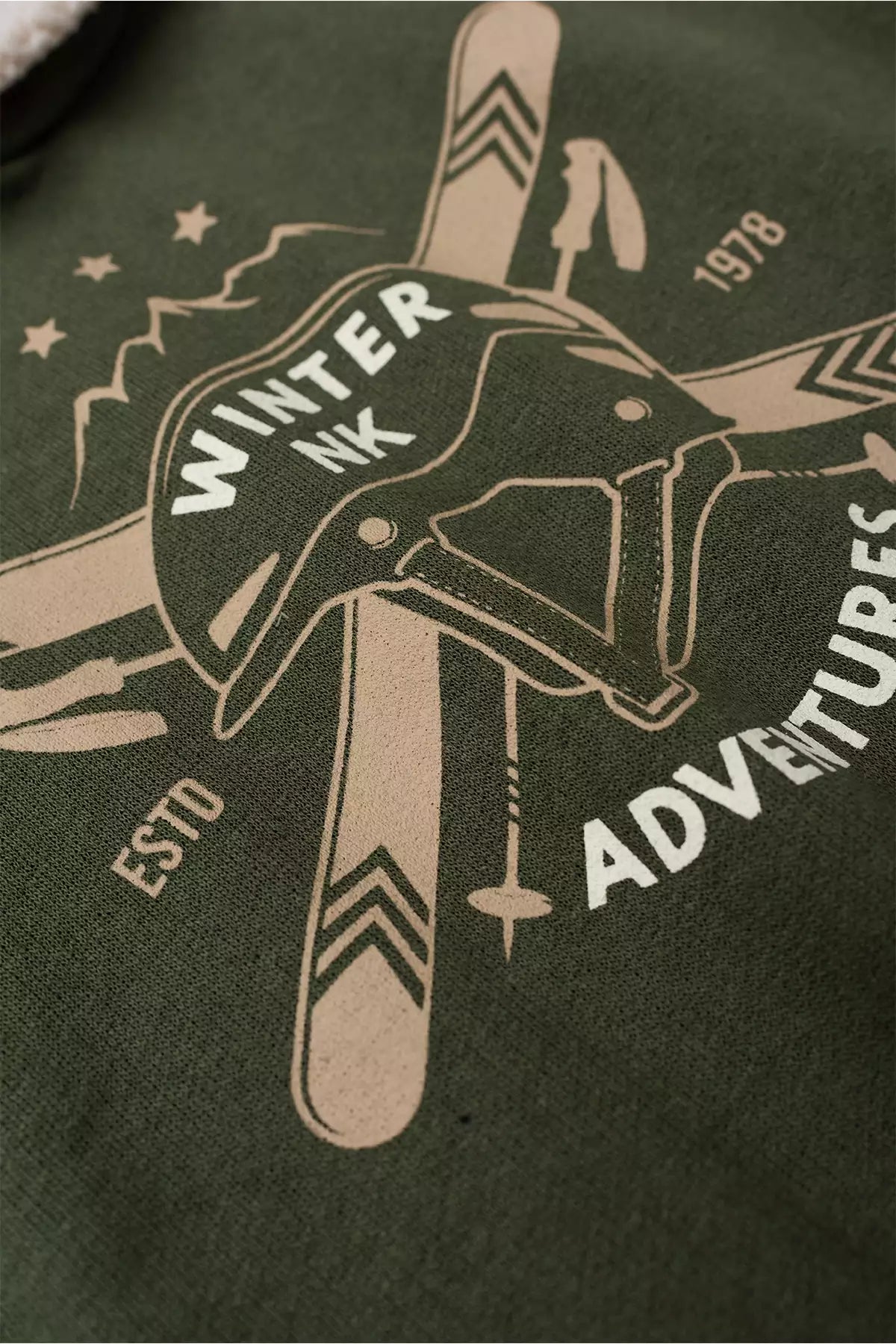 Conjunto de Inverno Infantil Menino Aventuras de Inverno Verde