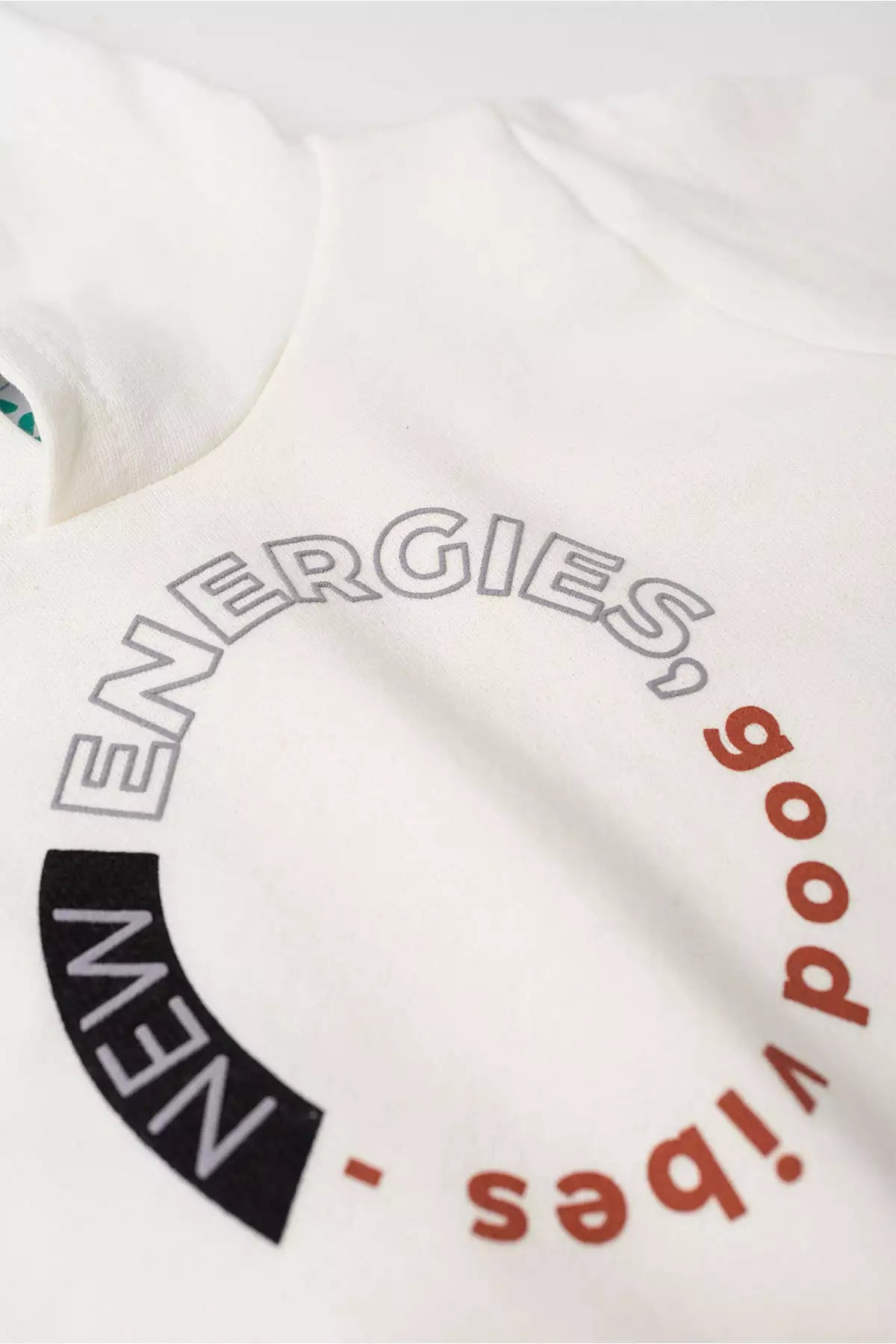 Conjunto de Inverno Infantil Menino Boas Energias Marfim