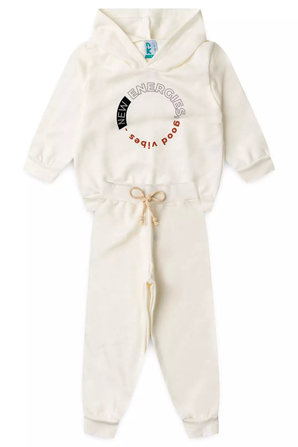 Conjunto de Inverno Infantil Menino Boas Energias Marfim