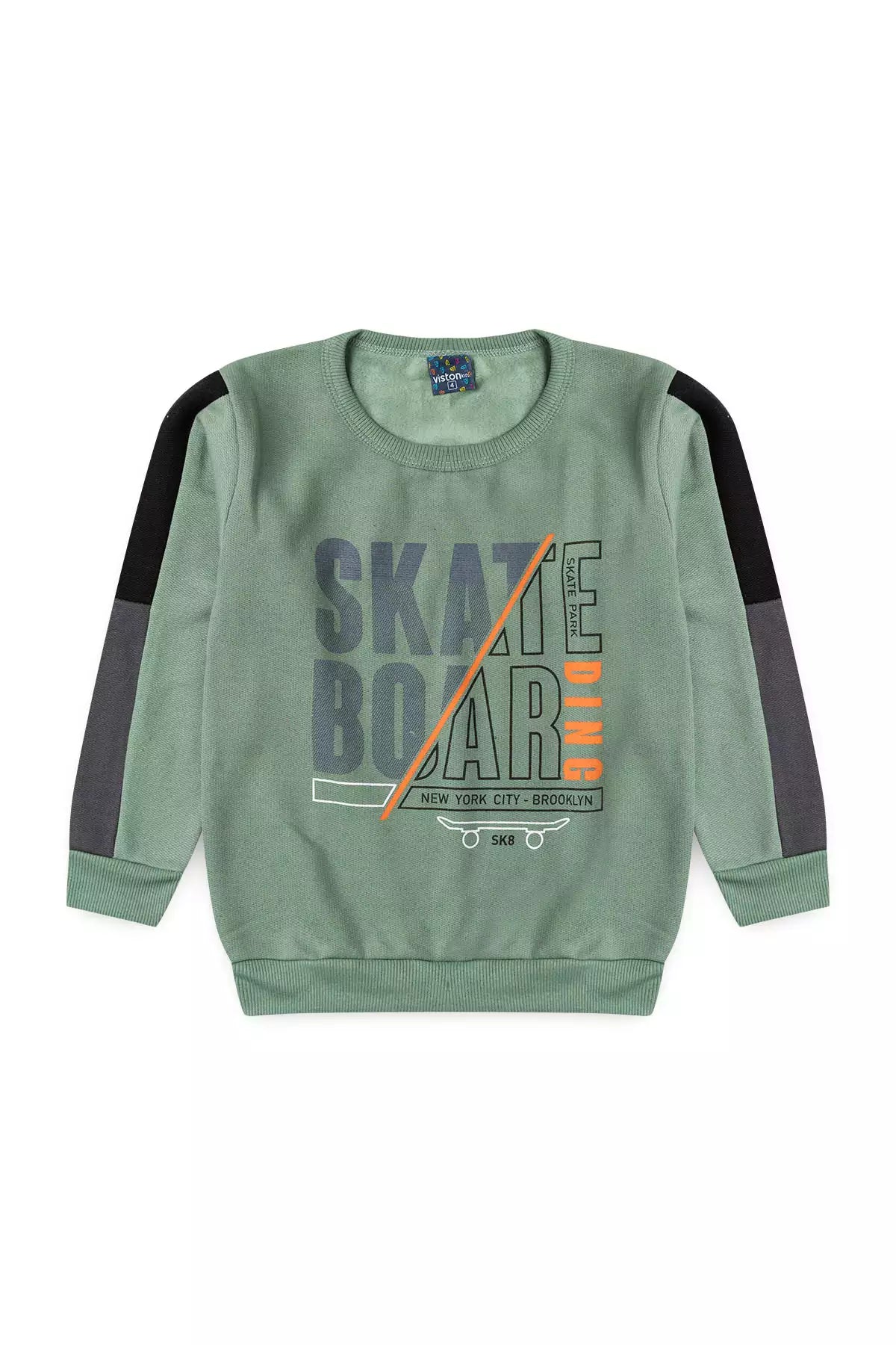 Conjunto de Inverno Infantil Menino Skate Board Verde