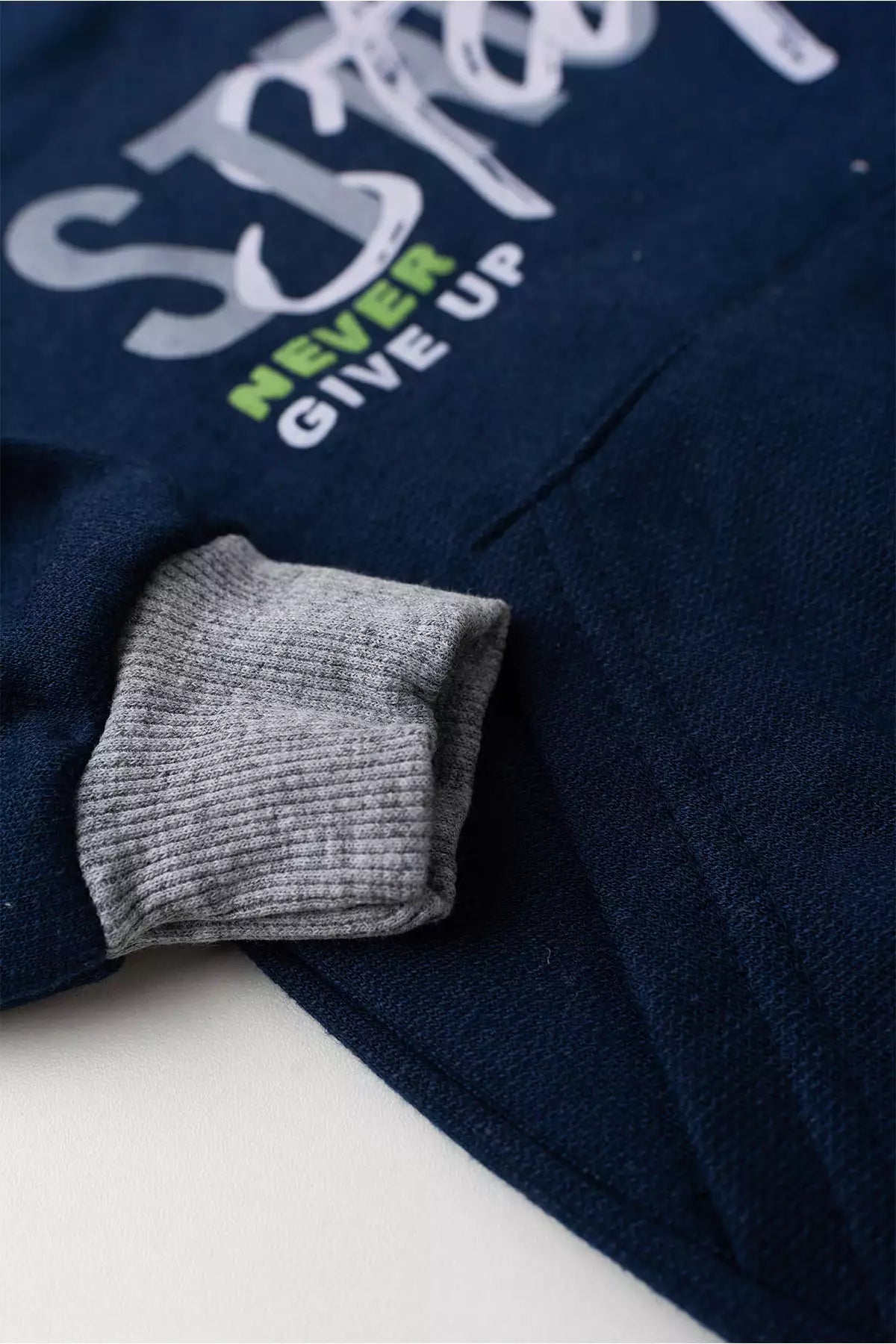 Conjunto de Inverno Infantil Menino Stay Strong Marinho