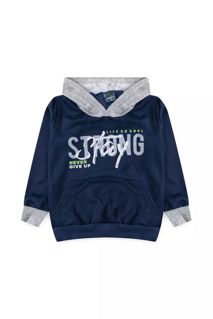 Conjunto de Inverno Infantil Menino Stay Strong Marinho