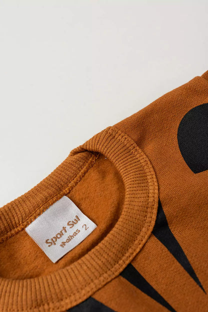 Conjunto de Inverno Infantil Menino Ursinho Marrom