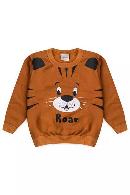 Conjunto de Inverno Infantil Menino Ursinho Marrom