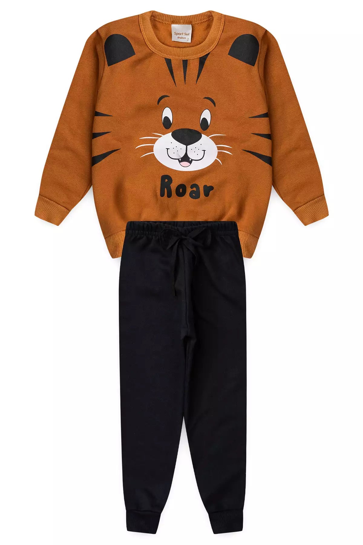 Conjunto de Inverno Infantil Menino Ursinho Marrom