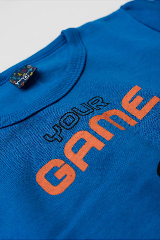 Conjunto de Inverno Infantil Menino Your Game Azul