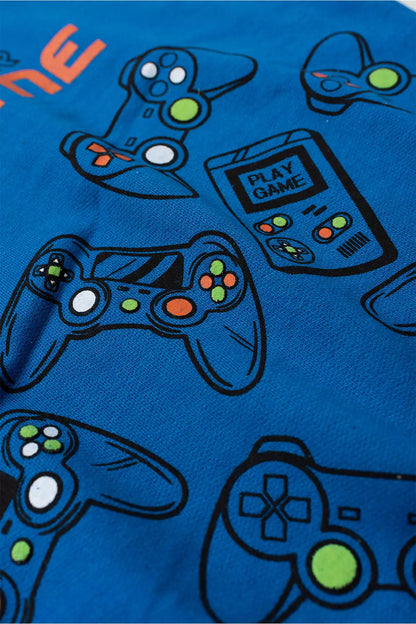 Conjunto de Inverno Infantil Menino Your Game Azul