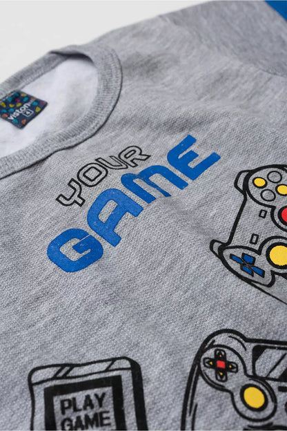 Conjunto de Inverno Infantil Menino Your Game Mescla