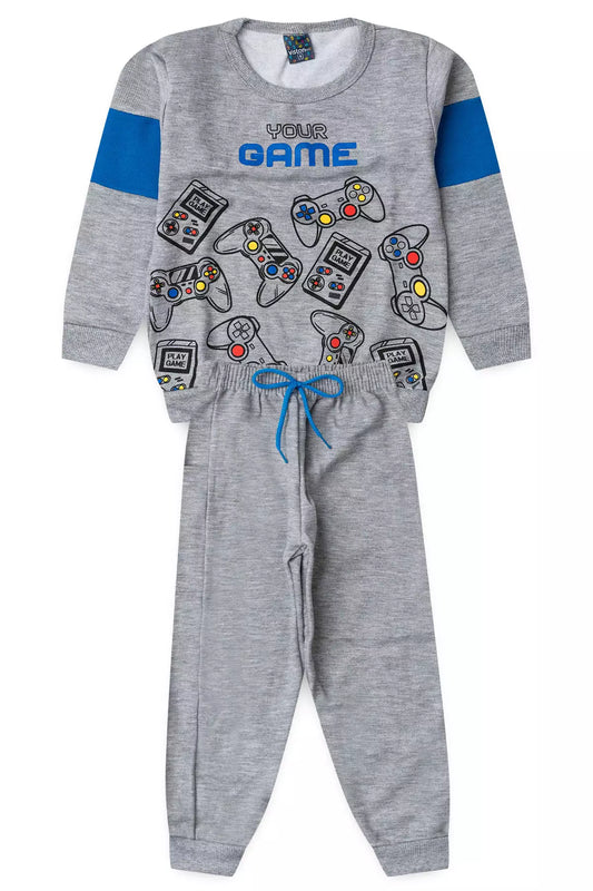 Conjunto de Inverno Infantil Menino Your Game Mescla
