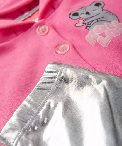 Conjunto de Inverno para Bebê Menina Coala Pink