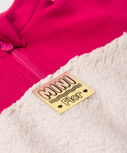 Conjunto de Inverno para Bebê Menina Básico em Pink