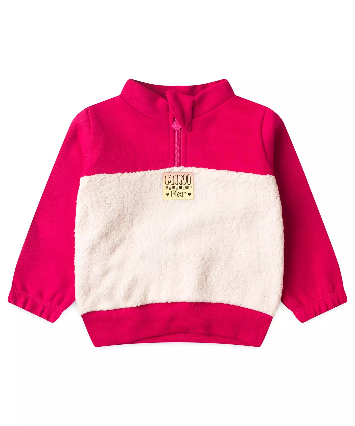 Conjunto de Inverno para Bebê Menina Básico em Pink